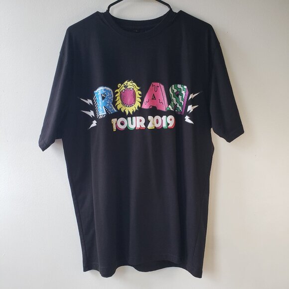 ROAR 2019 Tour Shirt Merch 'Don't Be Jealous' Neon Lightning Lion - Picture 1 of 11